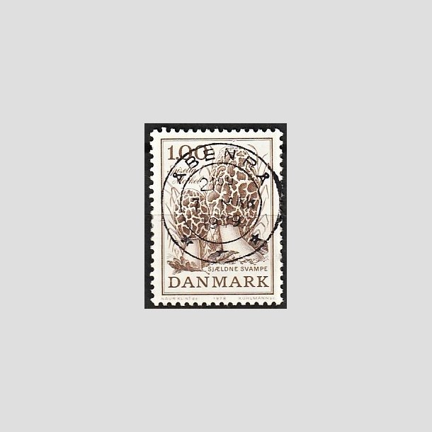 FRIMRKER DANMARK | 1978 - AFA 669 - Sjldne svampe - 1,00 Kr. brun - Pragt Stemplet benr