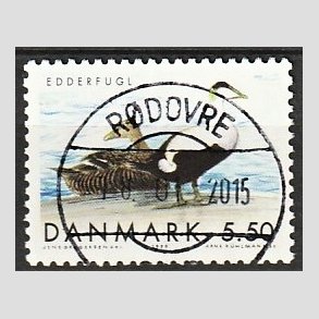 FRIM�RKER DANMARK | 1999 - AFA 1224 - Danske tr�kfugle - 5,50 Kr. Edderfugl - Pragt Stemplet