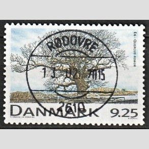 FRIM�RKER DANMARK | 1999 - AFA 1199 - Danske l�vtr�er - 9,25 Kr. Eg - Pragt Stemplet