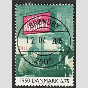 FRIMRKER DANMARK | 2000 - AFA 1259 - 1900 tallet serie 3 - 6,75 Kr. Dansk film - Pragt Stemplet