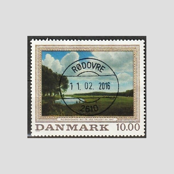 FRIMRKER DANMARK | 1992 - AFA 1033 - Maleriserie 5. - 10,00 Kr. P.C. Skovgaard - Pragt Stemplet