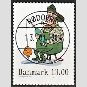 FRIM�RKER DANMARK | 2011 - AFA 1685 - Vintereventyr - 13,00 Kr. flerfarvet - Pragt Stemplet