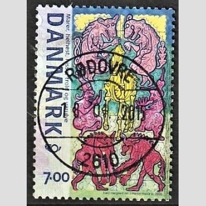 FRIM�RKER DANMARK | 2006 - AFA 1461 - Mystiske v�sener - 7,00 Kr. flerfarvet - Pragt Stemplet