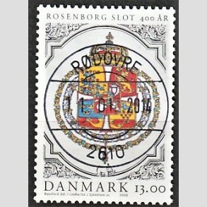 FRIMRKER DANMARK | 2006 - AFA 1465 - Roseborg Slot 400 r. - 13,00 Kr. Rigsvbnet - Pragt Stemplet