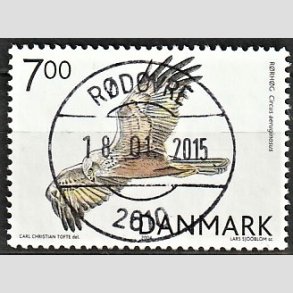 FRIM�RKER DANMARK | 2004 - AFA 1412 - Rovfugle i Danmark - 7,00 Kr. R�rh�g - Pragt Stemplet