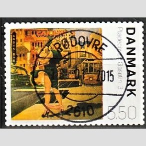 FRIMRKER DANMARK | 2010 - AFA 1619E - Pladecover Gasolin 3. - 5,50 Kr. flerfarvet - Pragt Stemplet