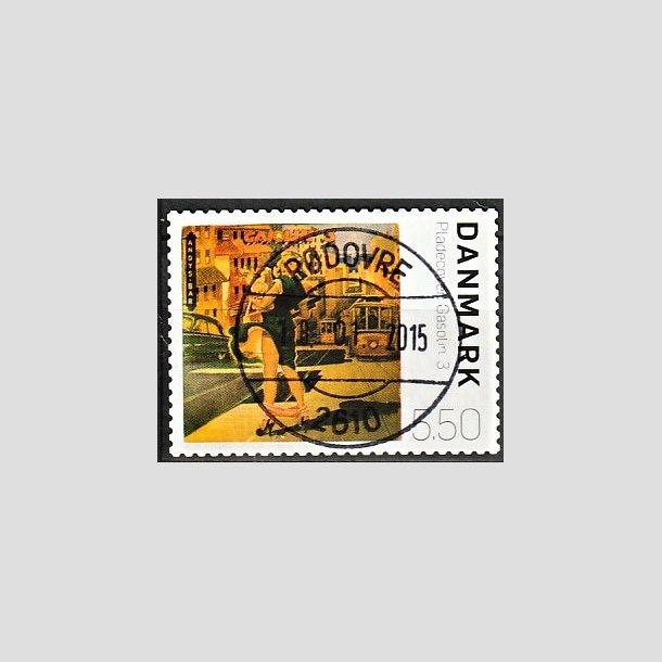 FRIMRKER DANMARK | 2010 - AFA 1619E - Pladecover Gasolin 3. - 5,50 Kr. flerfarvet - Pragt Stemplet