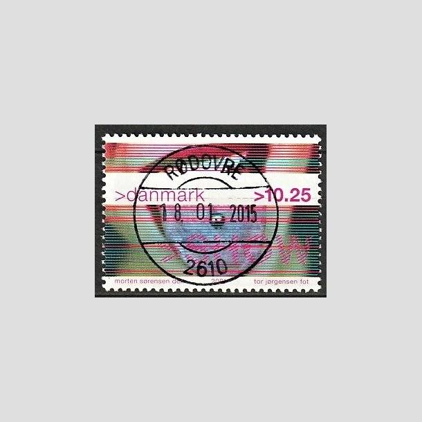 FRIMRKER DANMARK | 2001 - AFA 1290 - Show - 10,25 Kr. piercing - Pragt Stemplet Rdovre