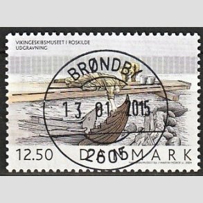 FRIM�RKER DANMARK | 2004 - AFA 1403 - Vikingeskibsmuseet - 12,50 Kr. Udgravning - Pragt Stemplet