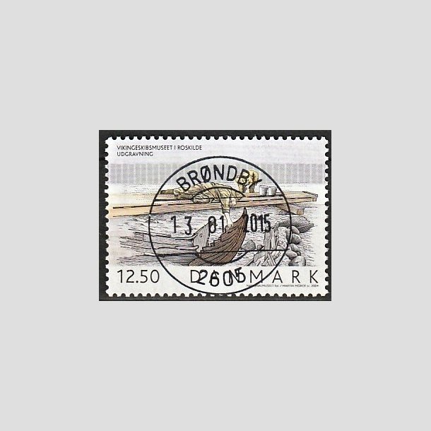 FRIMRKER DANMARK | 2004 - AFA 1403 - Vikingeskibsmuseet - 12,50 Kr. Udgravning - Pragt Stemplet