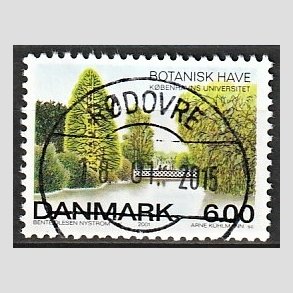 FRIMRKER DANMARK | 2001 - AFA 1273 - Botanisk Have - 6,00 Kr. flerfarvet - Lux Stemplet
