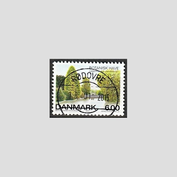 FRIMRKER DANMARK | 2001 - AFA 1273 - Botanisk Have - 6,00 Kr. flerfarvet - Lux Stemplet