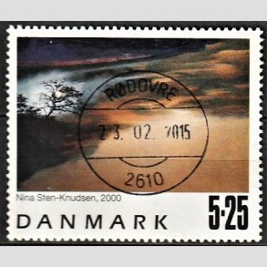 FRIMRKER DANMARK | 2000 - AFA 1262 - Frimrkekunst 3. - 5,25 Kr. 2000 - Pragt Stemplet