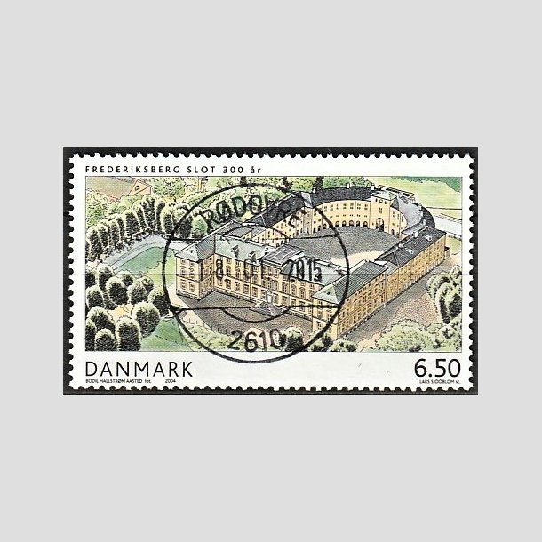 FRIMRKER DANMARK | 2004 - AFA 1393 - Frederiksberg Slot - 6,50 Kr. flerfarvet - Pragt Stemplet