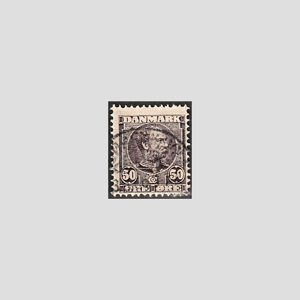 FRIMRKER DANMARK | 1904-05 - AFA 50 - Chr. IX 50 re lilla - Lux Stemplet