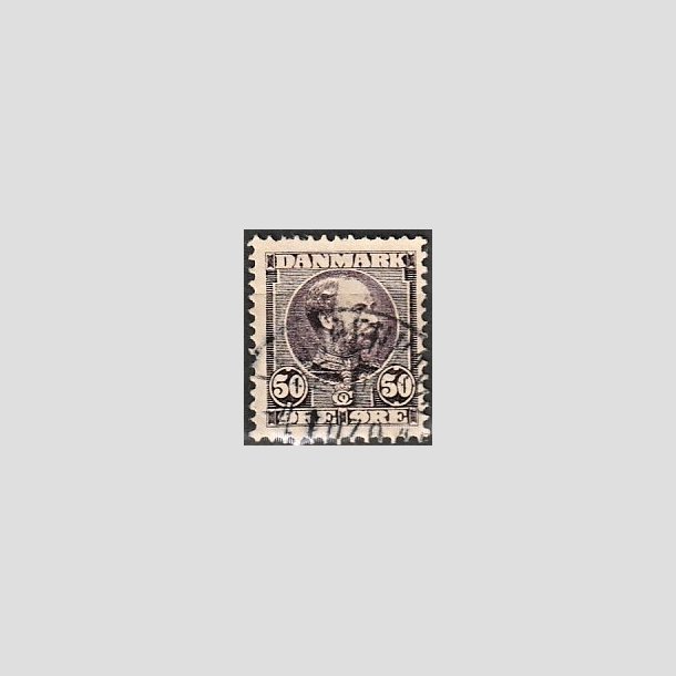 FRIMRKER DANMARK | 1904-05 - AFA 50 - Chr. IX 50 re lilla - Lux Stemplet