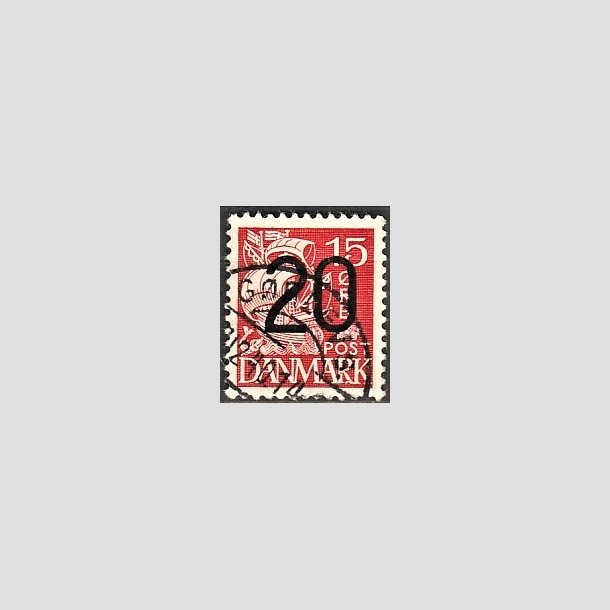 FRIMRKER DANMARK | 1940 - AFA 264 - 20/15 re rd Provisorier - Lux Stemplet