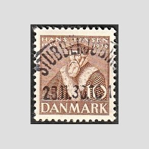 FRIM�RKER DANMARK | 1936 - AFA 231 - Reformationen 10 �re brun - Lux Stemplet Stubbek�bing