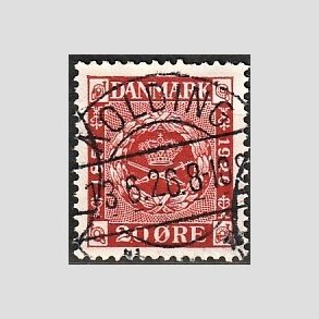 FRIM�RKER DANMARK | 1926 - AFA 155 - Frim�rkets 75 �rs jubil�um 20 �re r�d - Lux Stemplet 