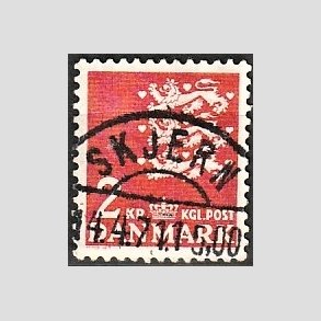 FRIMRKER DANMARK | 1946-47 - AFA 294 - Rigsvben 2 Kr. rd - Lux Stemplet