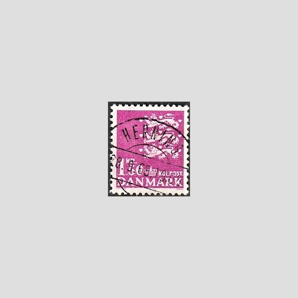 FRIMRKER DANMARK | 1962 - AFA 405 - Rigsvben 1,50 Kr. rdlilla - Pragt Stemplet