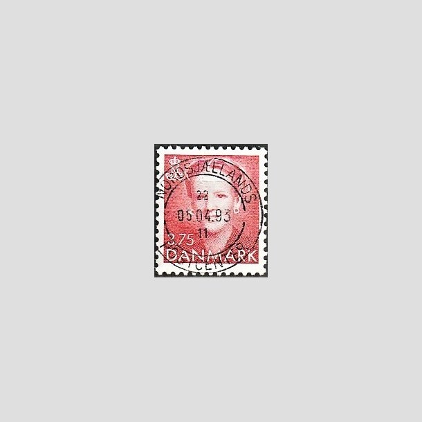 FRIMRKER DANMARK | 1992 - AFA 1017 - Dronning Margrethe - 3,75 Kr. rd - Pragt Stemplet