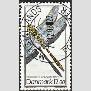 FRIM�RKER DANMARK | 2003 - AFA 1354 - Instekter. - 12,00 Kr. Kongeguldsmed - Pragt Stemplet