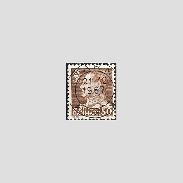 FRIMRKER DANMARK | 1967 - AFA 460 - Fr. IX 50 re brun - Lux Stemplet