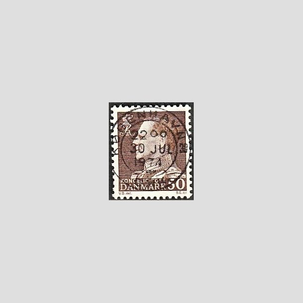 FRIMRKER DANMARK | 1967 - AFA 460 - Fr. IX 50 re brun - Lux Stemplet