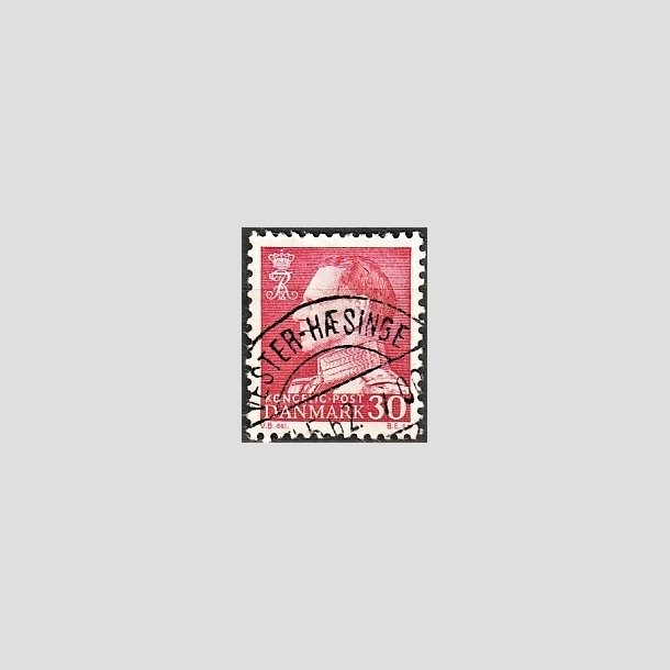 FRIMRKER DANMARK | 1961-62 - AFA 394 - Fr. IX 30 re rd - Lux Stemplet