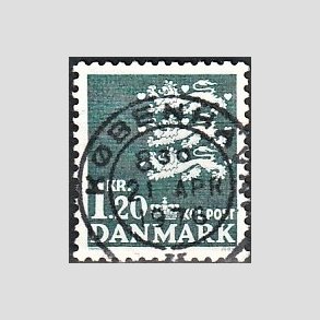 FRIMRKER DANMARK | 1971 - AFA 515 - Rigsvben 1,20 Kr. grnbl - Lux Stemplet