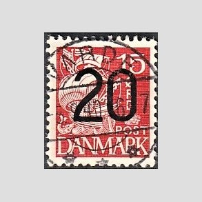 FRIMRKER DANMARK | 1940 - AFA 264 - 20/15 re rd Provisorier - Lux Stemplet