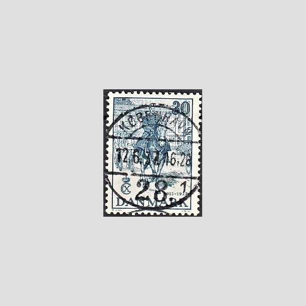 FRIMRKER DANMARK | 1937 - AFA 242 - Chr. X 25 re jubilum 30 re bl - Lux Stemplet Kbenhavn