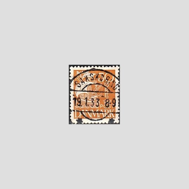FRIMRKER DANMARK | 1927 - AFA 172 - Karavel 30 re gul - Lux Stemplet 
