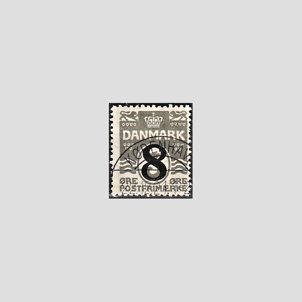 FRIMRKER DANMARK | 1921-22 - AFA 117 - 8/3 re gr provisorier - Lux Stemplet