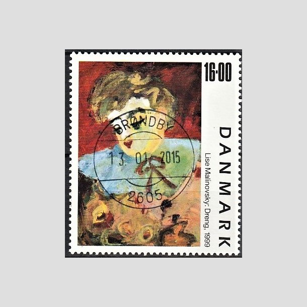 FRIMRKER DANMARK | 1999 - AFA 1219 - Frimrkekunst 2. - 16,00 Kr. "Dreng" - Pragt Stemplet