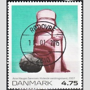 FRIMRKER DANMARK | 2007 - AFA 1508 - Frimrkekunst 10. - 4,75 Kr. Arne Hauge Srensen - Pragt Stemplet