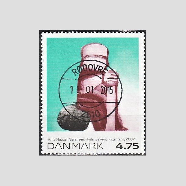 FRIMRKER DANMARK | 2007 - AFA 1508 - Frimrkekunst 10. - 4,75 Kr. Arne Hauge Srensen - Pragt Stemplet