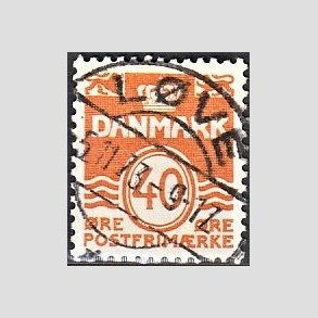 FRIM�RKER DANMARK | 1971 - AFA 514 - B�lgelinie 40 �re oragne - Lux Stemplet