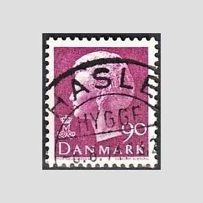 FRIMRKER DANMARK | 1974 - AFA 562 - Dronning Margrethe - 90 re violet - Pragt Stemplet Hasle