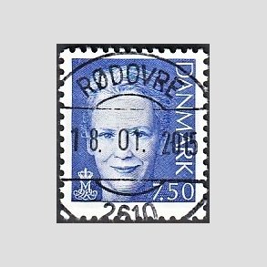 FRIMRKER DANMARK | 2005 - AFA 1413 - Dronning Margrethe II - 7,50 bl - Pragt Stemplet