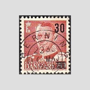 FRIMRKER DANMARK | 1955 - AFA 363 - Provisorier - 30/20 re rd - Pragt Stemplet Herning