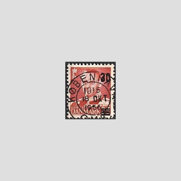 FRIMRKER DANMARK | 1955 - AFA 364a - Provisorier - 30/25 re rd - Pragt Stemplet