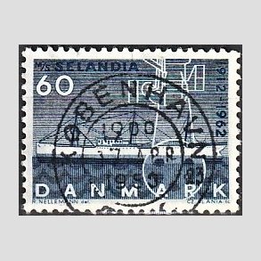 FRIM�RKER DANMARK | 1962 - AFA 409 - Selandia - 60 �re bl� - Pragt Stemplet