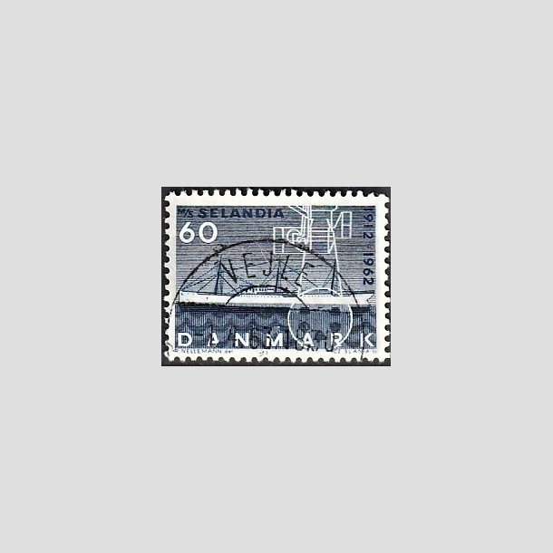 FRIMRKER DANMARK | 1962 - AFA 409 - Selandia - 60 re bl - Pragt Stemplet