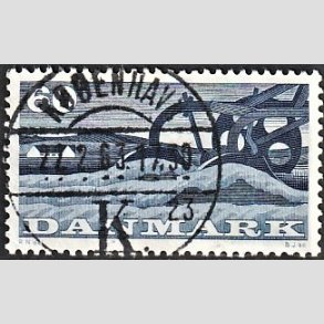 FRIM�RKER DANMARK | 1960 - AFA 383 - Landbrugsmotiver - 60 �re bl� - Pragt Stemplet