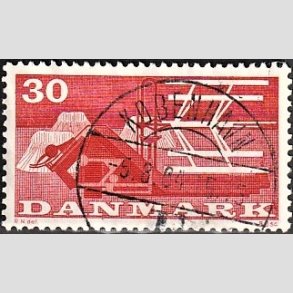 FRIM�RKER DANMARK | 1960 - AFA 382 - Landbrugsmotiver - 30 �re r�d - Pragt Stemplet K�benhavn