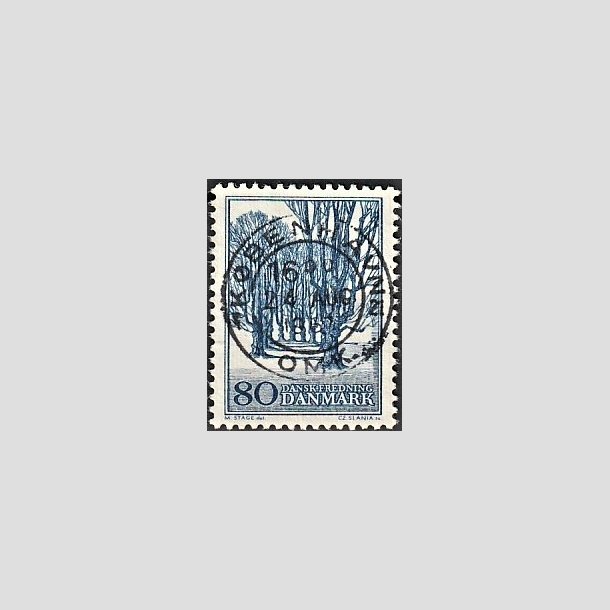 FRIMRKER DANMARK | 1966 - AFA 446 - Holte All - 80 re bl - Lux Stemplet