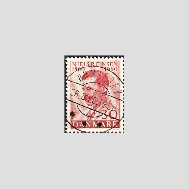 FRIMRKER DANMARK | 1960 - AFA 387 - Niels R. Finsen - 30 re rd - Pragt Stemplet Humlebk