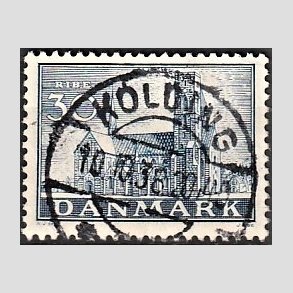 FRIM�RKER DANMARK | 1936 - AFA 233 - Reformationen 30 �re bl� - Lux Stemplet Kolding